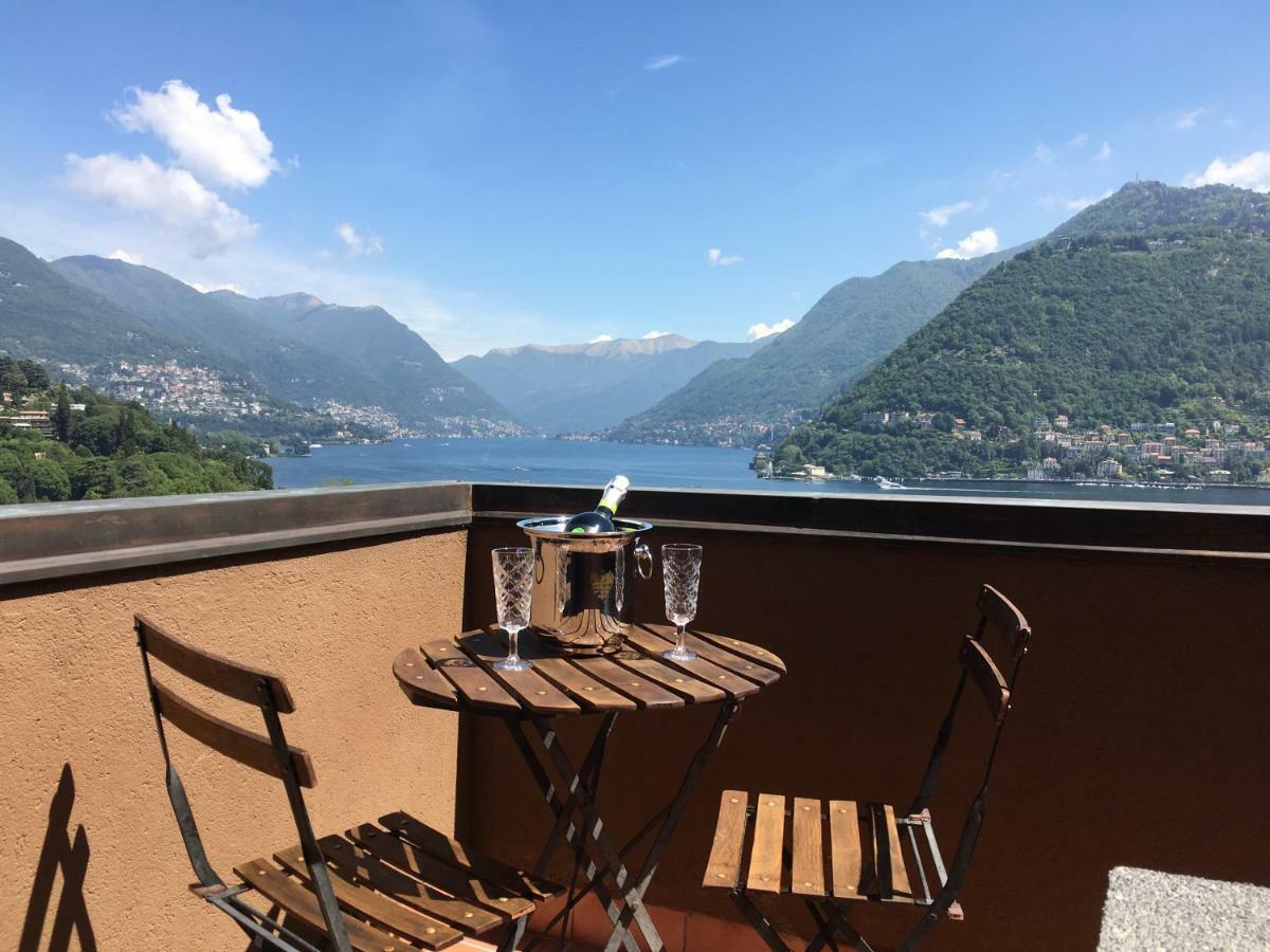 Appartamento Tra Lago E Cielo Como Bagian luar foto